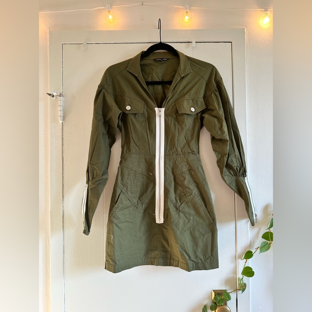 Marissa Webb Green Mini Dress